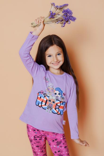 Футболка 22717 детская LOL Surprise лиловый