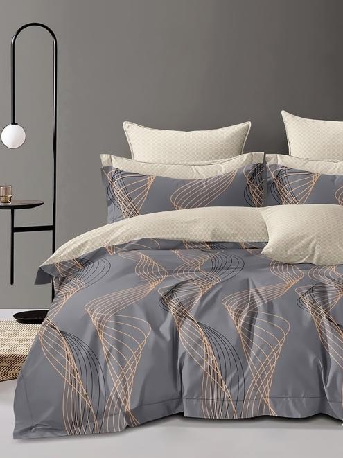 Постельное белье сатин элит на молнии - Тартан