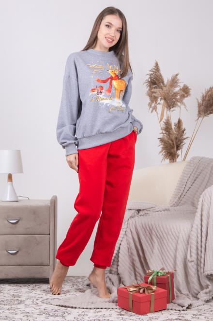 Костюм Рождество красный