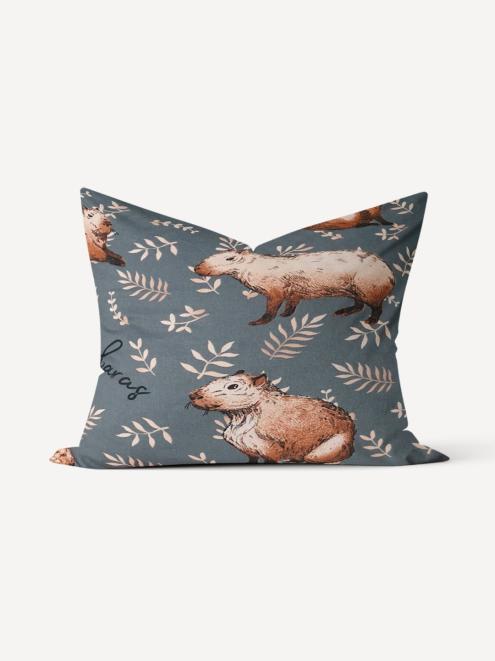 Подушка детская из поплина - Капибара