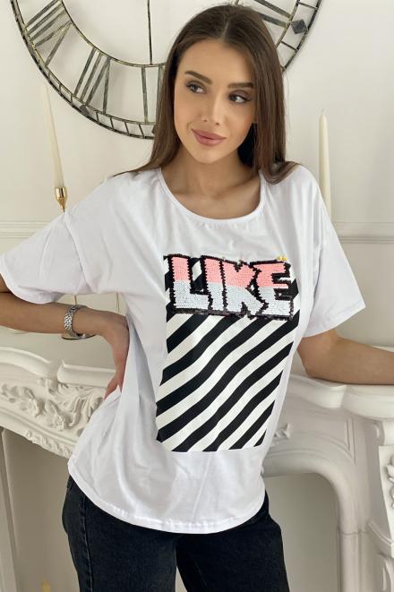 Футболка 8082 белый