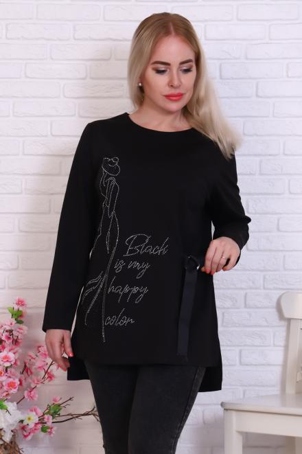 Туника 31628 черный