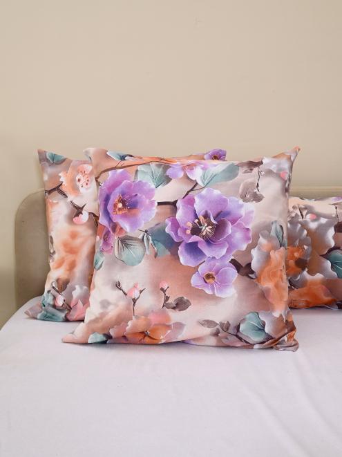 Комплект наволочек бязь люкс - Фиалки