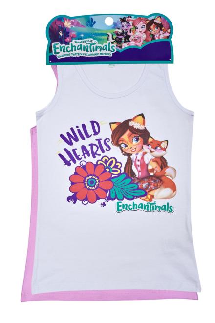 Комплект маек 22481 Enchantimals (2 шт.) розовый+белый (ед.)