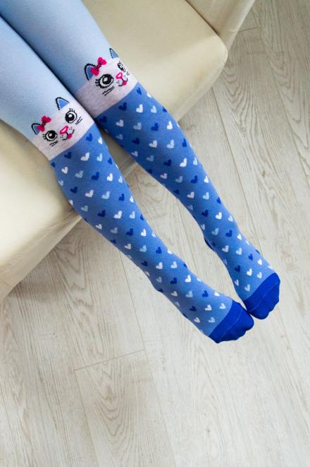 Колготки Котенок детские голубой