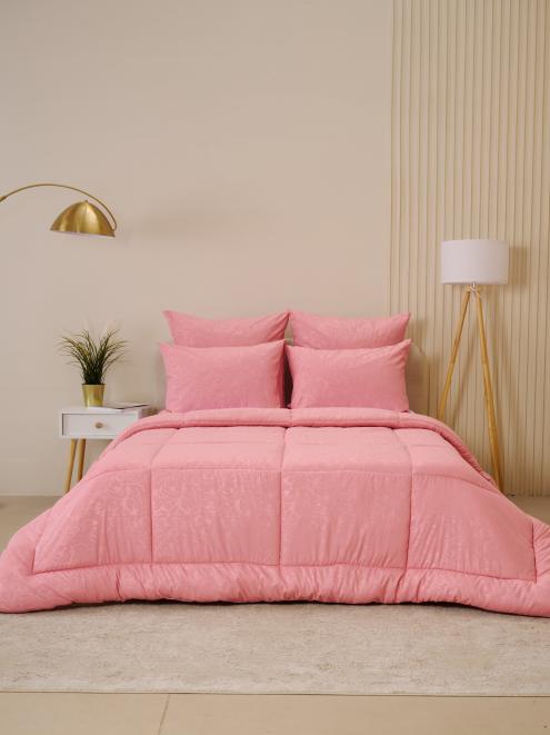 Одеяло всесезонное Микрофибра Узор - Розовое