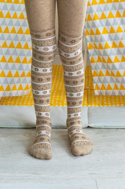 Колготки Скандинавия детские бежевый