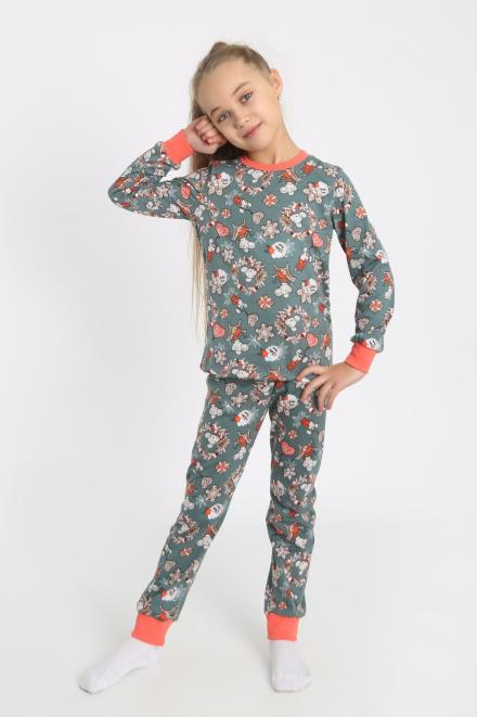 Пижама Удача детская хаки