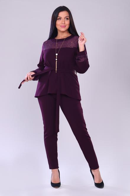 Костюм 47025 баклажан