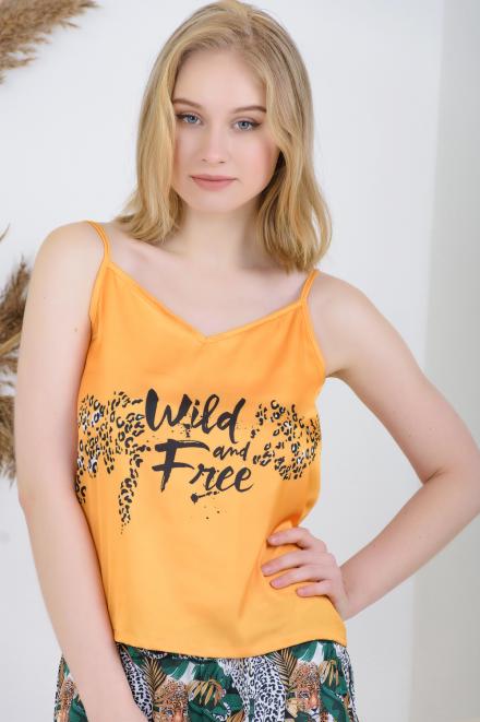 Майка 25525 шелковая желтый (ед.)