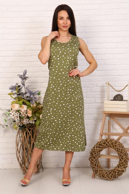 Сарафан 6962 хаки
