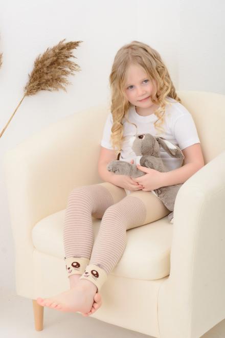 Леггинсы Лапочка детские бежевый (ед.)