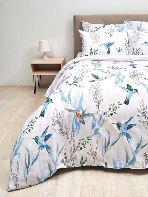 Постельное белье перкаль премиум - Колибри