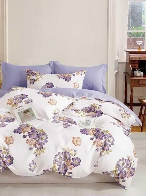 Постельное белье сатин элит на молнии - Букет