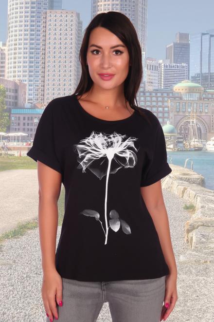 Футболка Вуаль черный