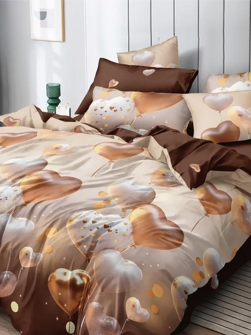 Постельное белье поплин эксклюзив на молнии - Нежные чувства