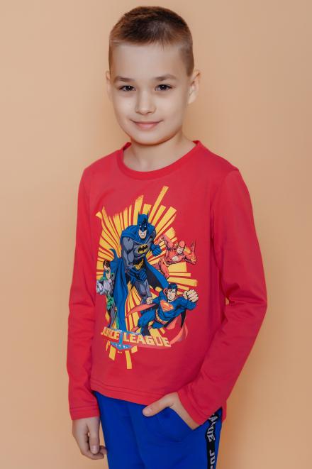Футболка 22742 детская SUPERMAN и ЛИГА СПРАВЕДЛИВОСТИ красный
