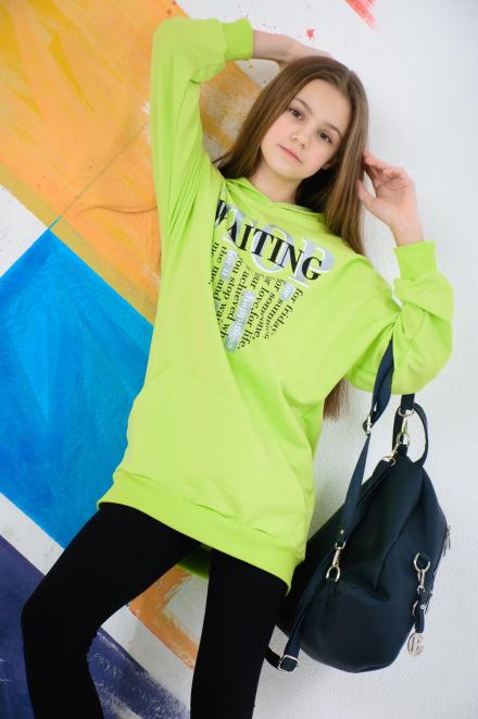 Толстовка Вилора детская салатовый (ед.)