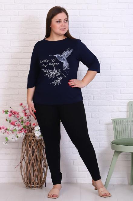 Футболка 6041 темно-синий