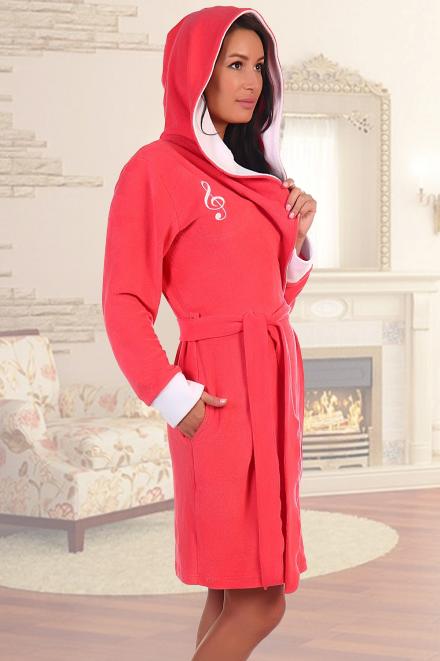 Халат Фария коралл