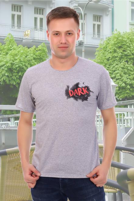 Футболка Клякса серый меланж (ед.)