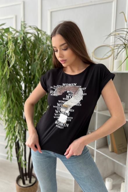 Футболка 8208 черный