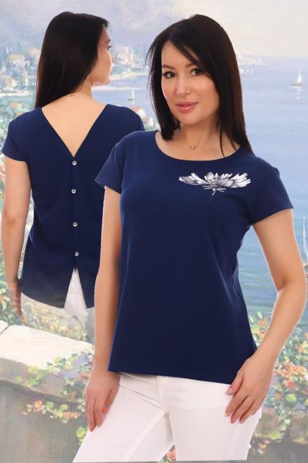 Футболка 24813 синий