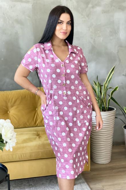 Платье 7270 розовый
