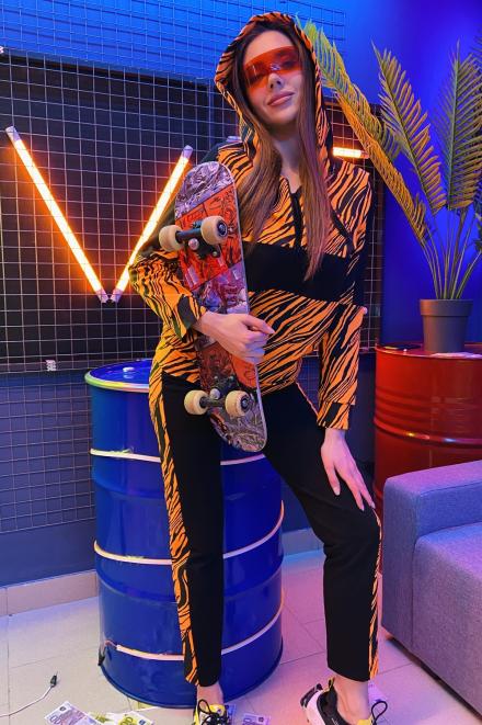 Костюм 8054 оранжевый