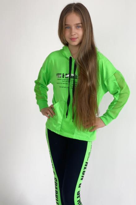 Толстовка 8102 детская зеленый