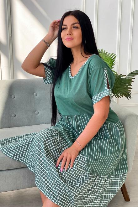 Платье 7223 изумруд