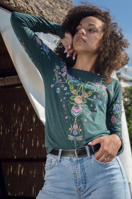 Джемпер Энигма изумруд