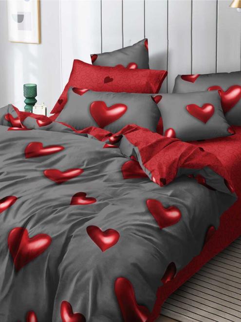 Постельное белье поплин эксклюзив на молнии - Только любовь