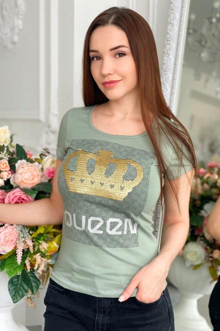 Футболка 8042 оливковый