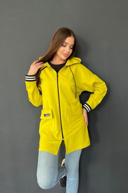 Толстовка 8188 желто-горчичный