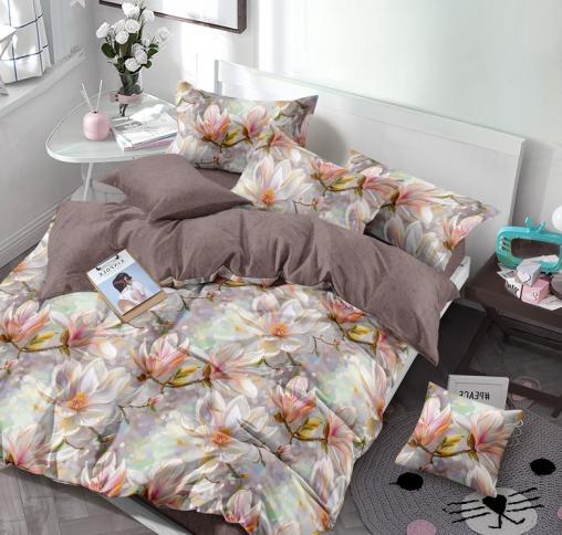 Постельное белье поплин люкс - Нежные цветы