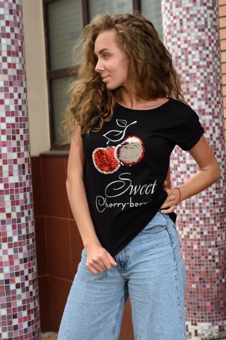 Футболка 7195 черный