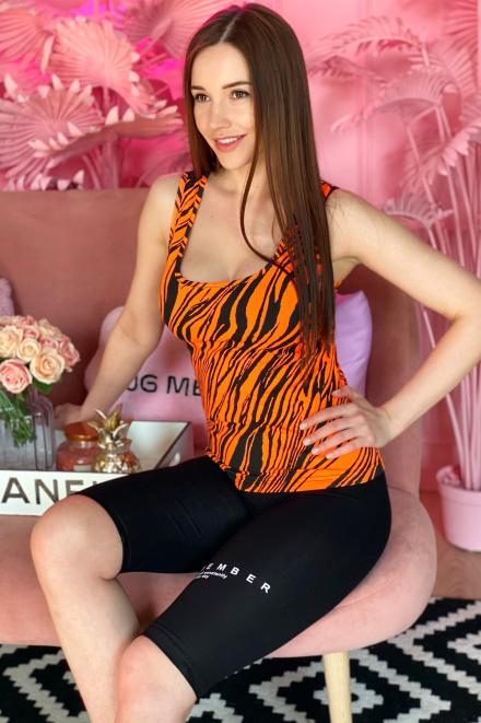 Майка 8067 оранжевый