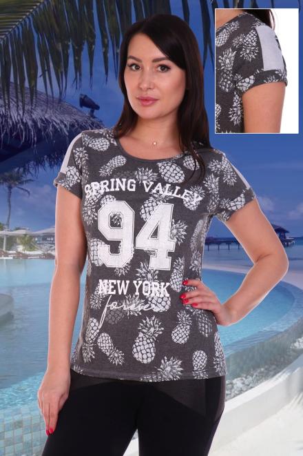 Футболка 1481 ананас темный