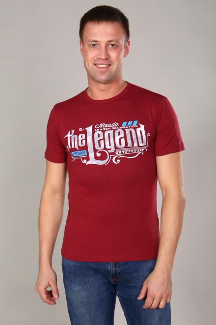 Футболка 5987 бордовый