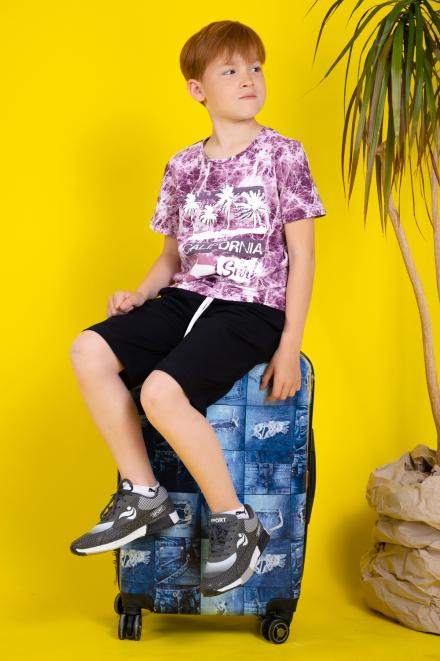 Футболка 11134 детская бордовый