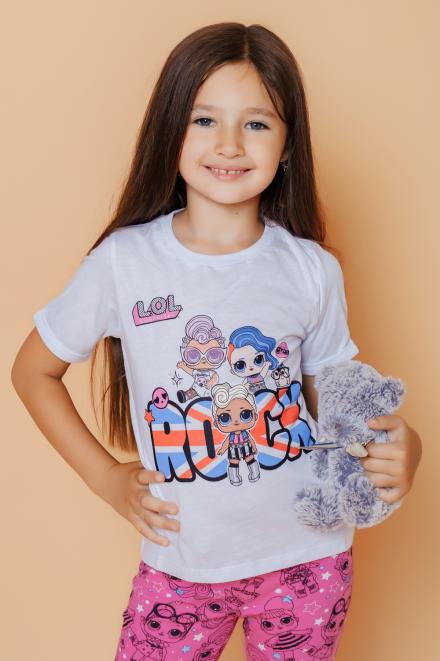 Футболка 22714 детская LOL Surprise белый