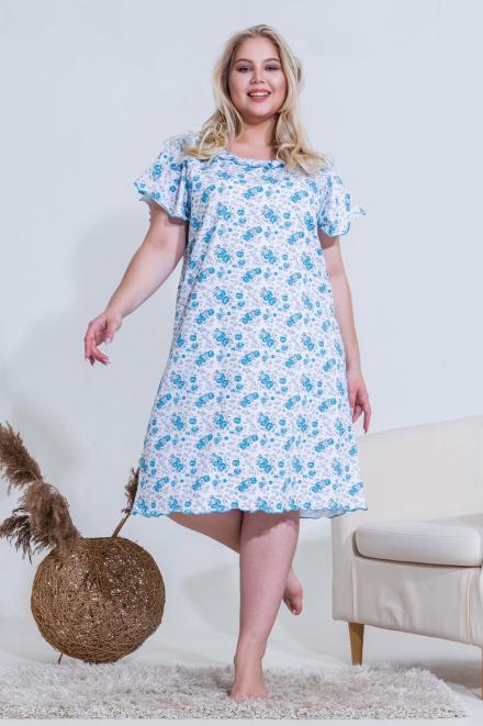 Сорочка 21533 голубой