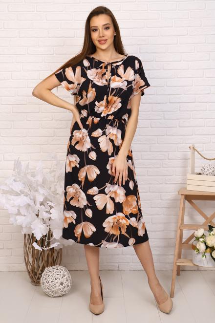 Платье 20620 тюльпаны