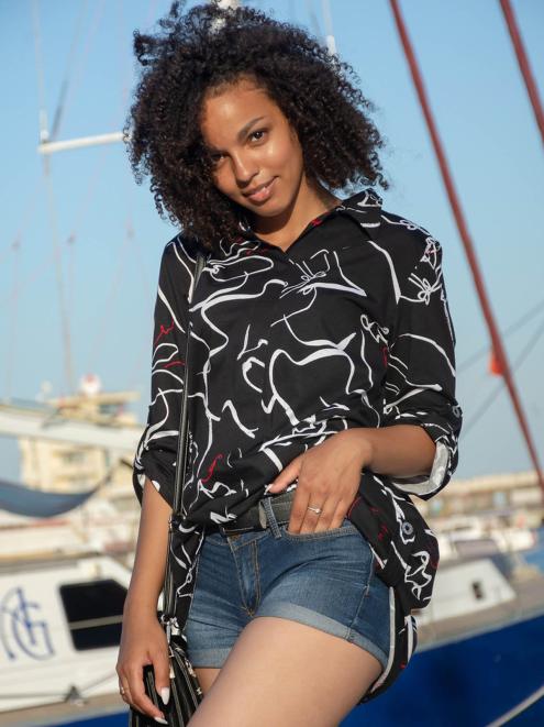 Туника 6342 черный