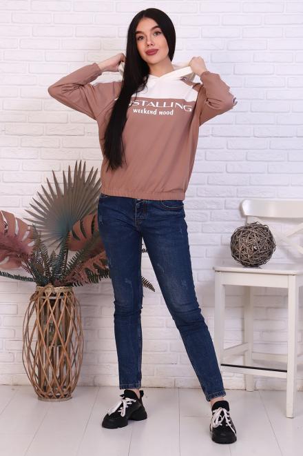 Толстовка 4476 светло-коричневый