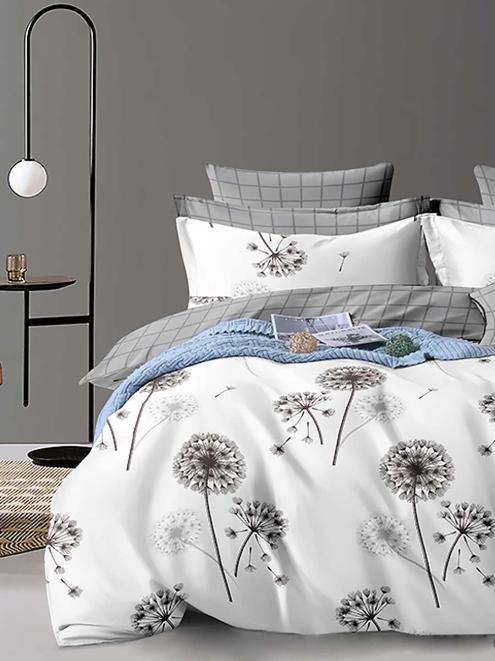 Постельное белье сатин элит на молнии - Одуванчик