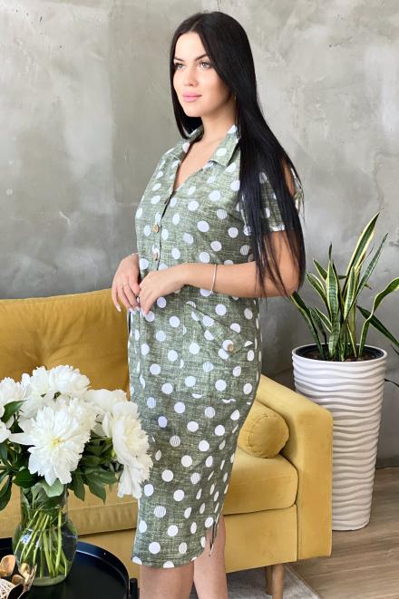 Платье 7270 хаки