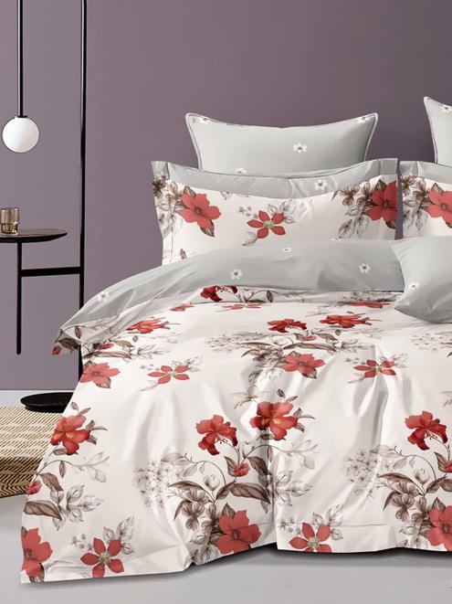 Постельное белье из сатина элит на молнии - Августина