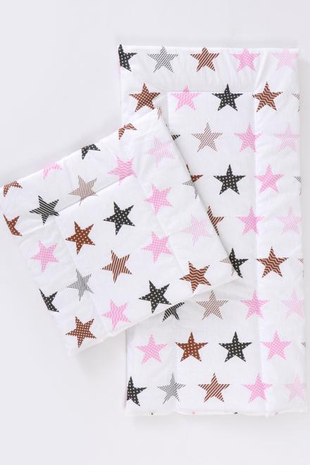 Набор в коляску КОЛ-2П/пэчворг-розовый белый (ед.)